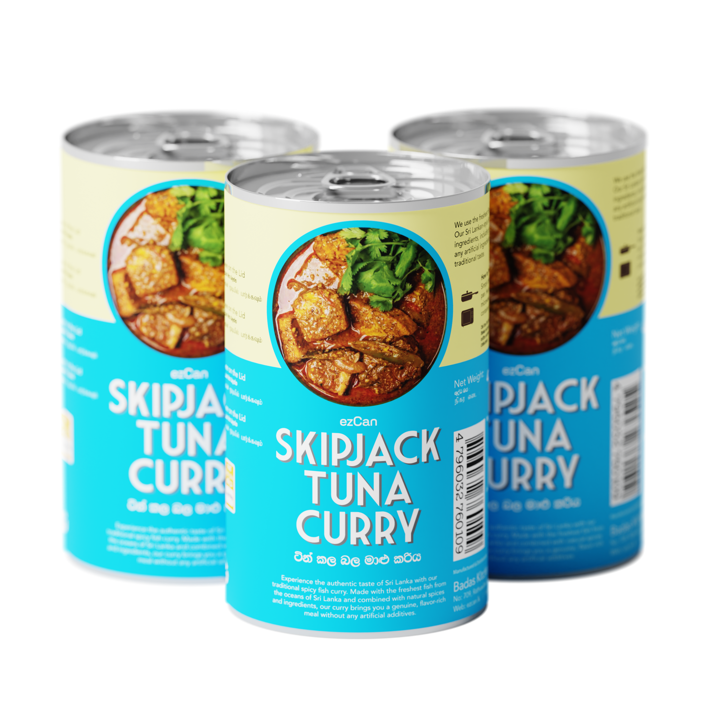 ezCan® Sri Lankan Spicy Skipjack Tuna Fish Curry 425g